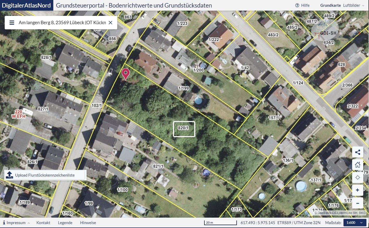 PREIS GESENKT! Baugrundstück Lübeck Siems, 2600m²